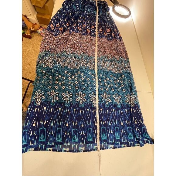 Lane Bryant 18/20 tube top dress blue long - Picture 5 of 8